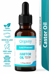 Huile de ricin 100% pure et naturelle, Ricinus communis, pressée à froid, vente en gros, étiquette privée, OEM pour la croissance des cils, des sourcils et des cheveux - Product Image 1