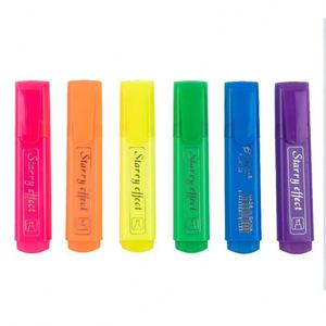 Juego de Marcadores Fluorescentes Pastel para Oficina y Escuela con Logotipo Personalizado de Fábrica OEM - Product Image 1