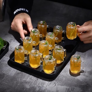 Mignon drôle 1.5oz Mini Mason Jar Party Shot Glass Nouveauté Cocktail Punch Verres Mug - Product Image 2