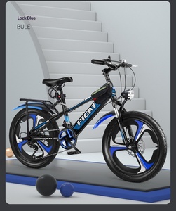<span class=keywords><strong>Vélo</strong></span> de montagne pour enfants de <span class=keywords><strong>20</strong></span> pouces pour garçons et filles âgés de 6 à 14 ans, 9 vitesses, cadre entièrement antichoc, suspension avant, pédale ordinaire, frein à disque - Product Image 2