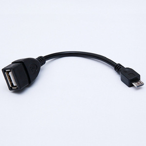 Micro Usb To Usb Adapter <b>Cable</b> For Mobile <b>Phone</b> Data Transfer And U Connection With Plug In Design And Pvc Material - Product Image 2