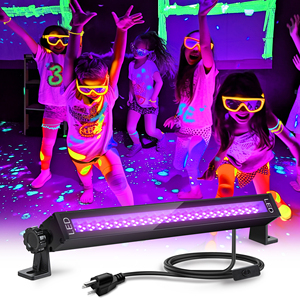 Đèn UV cho tiệc phát sáng, thanh đèn đen cỡ lớn có công tắc cắm, đèn trang trí phòng ngủ, sân khấu - Product Image 4