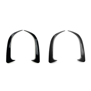 Mercedes-Benz CLA-Class Rear Bumper <b>Decals</b> Piano Black Carbon Fiber Texture 2013-2019 Adhesive Car <b>Stickers</b> - Product Image 2