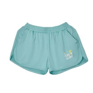 Shorts de plage d'été imprimés sur mesure, grande taille, shorts de plage décontractés, souvenir d'île - Product Image 1