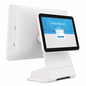 Budget Friendly J4125 POS System Windows 8+128 All in One Touch Cash Register with 10.1" Sub Display and Built-in 58mm <b>Printer</b> - Product Image 3