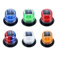 Balise clignotante LED haute luminosité, lumière d'avertissement de circulation, base magnétique, étanche, pour la sécurité des véhicules de construction routière