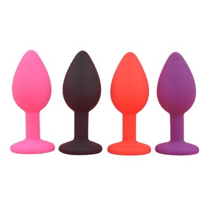 Petit godemichet <span class=keywords><strong>anal</strong></span> en silicone diamant pour jouets sexuels de masturbation anale pour adultes - Product Image 4