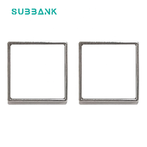 Subbank atacado crachá de sublimação em branco <span class=keywords><strong>DIY</strong></span> broche quadrado para impressão crachás de sublimação - Product Image 1
