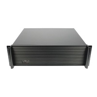 Boîtier de serveur Atx 3U personnalisé de 19 pouces Profondeur 390mm Stockage de données Boîtier de serveur industriel
