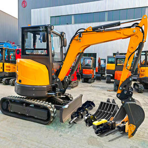 Pengiriman Gratis CE EPA Excavator Pertanian Multifungsi 3.5 Ton Mini Digger Micro Bagger Excavator Kecil 1800kg Dijual - Product Image 4