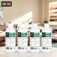 Kit de poudre à ongles VOFINE Custom VE-8, poudre acrylique pour ongles, poudre acrylique en vrac, ensemble de poudre à ongles pour immersion