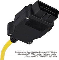 Câble d'interface OBD Ethernet ENET RJ45 12V compatible RUISHENG J1962M pour outils de diagnostic automobile, surveillance en temps réel, 16 broches