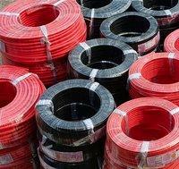 Cable Solar de Alta Tensión CC 1500V, 2.5mm, Mono/Doble Núcleo, Aislamiento XLPE, Conductor de Cobre Trenzado, Clasificación IP68, 100m