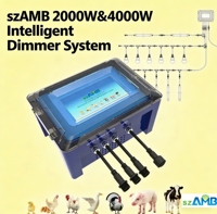 Regulador de Luz LED de 4000W Sin Parpadeo 0-10V/Triac Programable con Configuración de Horario y Garantía de 3 Años