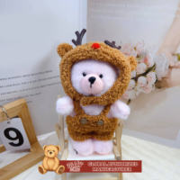 Teddy ISLAND, autorisation mondiale, poupée de mode requin de 17 centimètres, peluche de dessin animé, costume d'animal