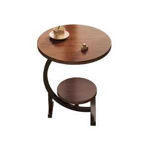 Table d'appoint et petite table à café ou à thé - Art en fer, table d'appoint mobile et multifonctionnelle - pour salon et chambre à coucher - Product Image 1