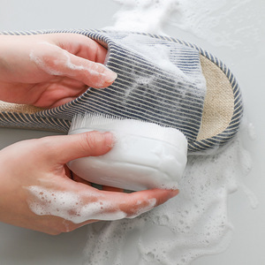 Brosse à linge à poils doux en nylon blanc, douce pour les cols des vêtements, les sous-vêtements, outil de nettoyage domestique multifonctionnel - Product Image 2