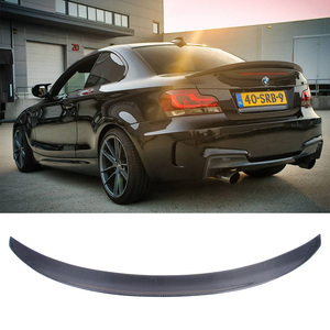 For 1 Series E82 Coupe Sedan P Style Carbon Fiber Rear Spoiler Trunk Wing 2007-2013 - Product Image 2