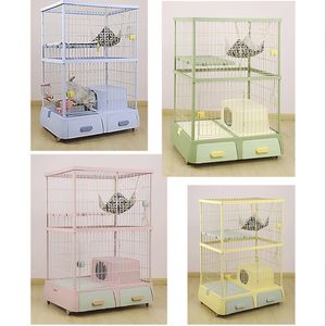 <span class=keywords><strong>Cage</strong></span> pour chien en métal à motif solide simple avec double porte en fer pour chien d'extérieur emballé dans une boîte fournie par la Chine - Product Image 1