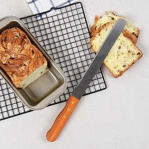 มีดหั่นขนมปัง สแตนเลสแบบหยัก ขนาด 10 นิ้ว สำหรับทำขนมเค้ก หั่นขนมปังปิ้ง มีดทำครัว - Product Image 2