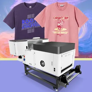 Snelle Snelheid Mtutech Alles In Één 60Cm Inkjet Dtf Transfer Printer Voor Aangepaste Kleding T-Shirts Afdrukken