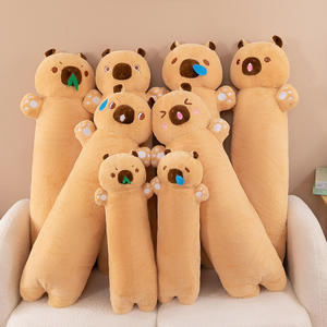 Capybara Kussenpoppen Op Maat Gemaakt Pluche Fabrikant PP Katoen 8 Inch Knuffeldieren Kerst Pluche Speelgoed voor Klauwmachines - Product Image 1