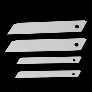 Sintyron Lichtgewicht Veiligheid Slijtage Corrosiebestendige Yttrium Gestabiliseerde Zro2 Zirkonia Keramische Cutter 3-Holes Slitter Bladen - Product Image 3