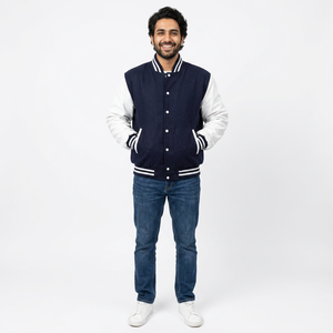 Chaquetas Varsity Personalizadas al por Mayor para Hombre, Ropa de Invierno Unisex, Chaqueta Varsity Ligera, Transpirable y Resistente al Viento - Product Image 1