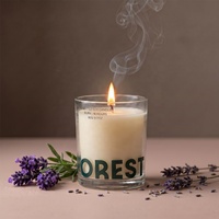 Bougies parfumées en verre personnalisées de luxe, bougies en cire de soja, vente en gros de bougies parfumées, coffret cadeau