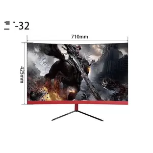 Discount sales 32 inch curved gaming monitor Super cheap size tv 120hz FHD led tv led panel tv lcd televisions