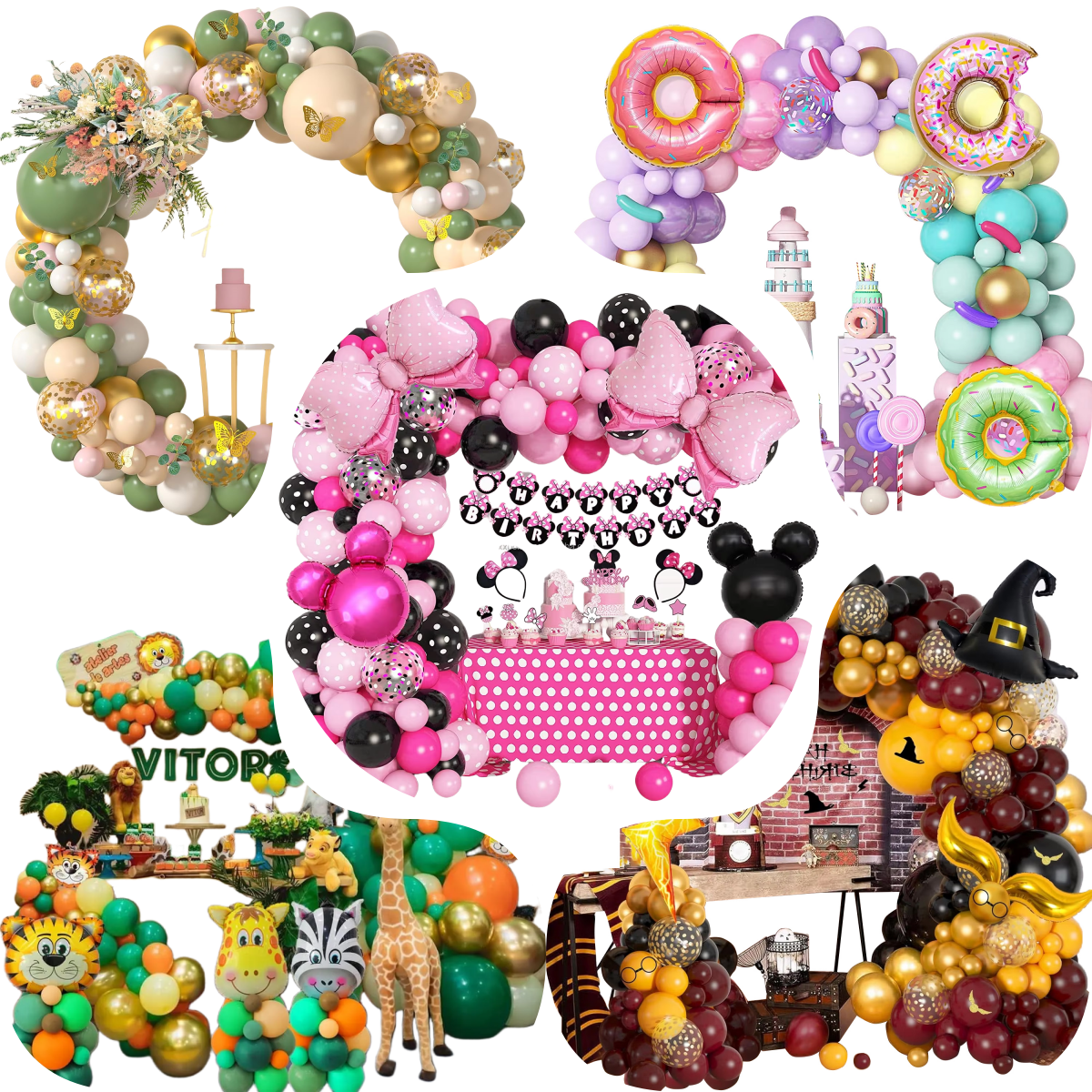 Wholesale Party Balloons Garland Arch Kit pink Blue Rose Gold Balloon Arch for Birthday Wedding Party Balloon Decorations