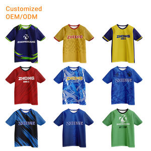 Sublimation Maglie Da Calcio 100% ポリエステルCamisas De Futebolカスタムロゴサッカージャージー - Product Image 1