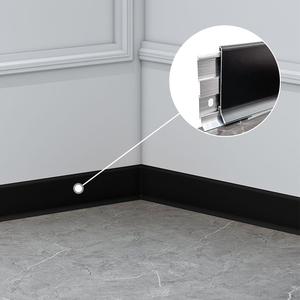 Plinthe autocollante <span class=keywords><strong>en</strong></span> aluminium à peler et <span class=keywords><strong>coller</strong></span> pour sol et mur - Product Image 1