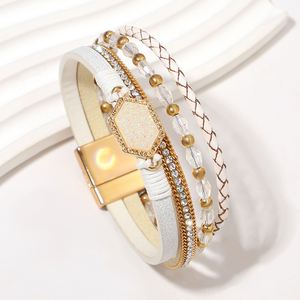 Bijoux en cuir tendance, de qualité supérieure, sans surmarge de revendeur, artisanat ajouré, cadeau de fête pour femme, placage sous vide standard - Product Image 4