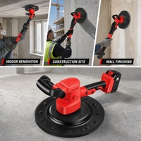 Ponceuse à ciment sans fil VORAN 20V, polisseuse de murs en béton, machine de finition de plâtre robuste pour la construction