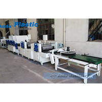Machine d'impression de panneaux muraux et de portes en PVC WPC automatique électrique Anda Machinery, pompe à moteur, ligne de revêtement UV, longue durée de vie