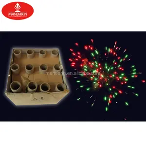 Mandarin customized outdoor explosion cake fireworks 1.4g 12shots 500g pyrotechnics supplies