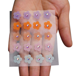 Huawei produk penjualan terbaik 2023 hidrokoloid berdandan bunga jerawat Patch penghilang jerawat dengan permata produk perawatan kulit - Product Image 2