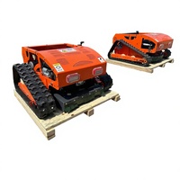 Tondeuse robotisée intelligente pour pentes raides, moteur 2 temps de qualité industrielle, télécommandée pour tondeuse de jardin sur chenilles