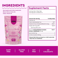 Inositol et D-érythrose avec acide folique et vitamine D3, 225 g par sachet.