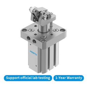 กระบอกลมหยุดแบบคันโยก FESTO รุ่น DFST พร้อมโช้คอัพปรับได้ DFST-80-40-DL-Y4-A - Product Image 5