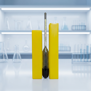 Lactomètre en verre 20-35 avec lecture analogique, calibré à 27°C pour le test du lait dans les usines laitières et les laboratoires alimentaires - Product Image 2