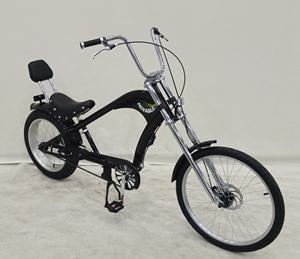 4Biolab 20 "-24" Vélo Cruiser pour hommes Style rétro Vélo de plage Vélo <span class=keywords><strong>Chopper</strong></span> - Product Image 1