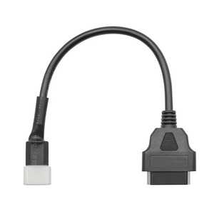 Adaptateur 6 broches vers OBD2 16 broches en gros pour moto <span class=keywords><strong>DELPH</strong></span>, câble adaptateur 6 broches pour moteur <span class=keywords><strong>DELPH</strong></span> - Product Image 3