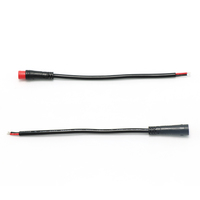 Connecteur de câble adaptateur étanche IP65 en cuivre circulaire femelle mâle M6 M7 M8 2/3/4/5/6 broches 12V 1.5A pour scooter vélo électrique