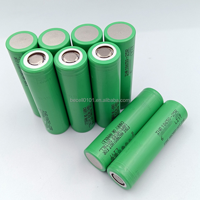18650 INR18650 25R Sam-sung 25R LiCoO2 Battery 2500mAh 3.7V 500 Cycles