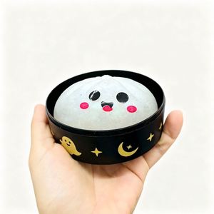 Nouveau Jouet Anti-Stress Lumineux et Scintillant Bao Bun d'Halloween qui Brille dans le Noir – Jouet Sensoriel Squishy en Forme de Dumpling - Product Image 5