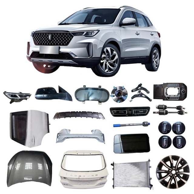 Original OEM Headlight Rim Hood Bumper Door Break Pads Side Mirror Trunk Lid Accessories Spare Parts for Faw Bestune T33
