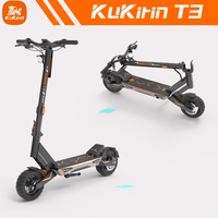 Scooters eléctricos para scooters de cercanías plegables certificados CE en el rango de 55 km de la autopista kukirin G2 45 km /