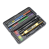 Juego de destornilladores eléctricos 58 en 1, herramientas de precisión, Mini Kit pequeño recargable para reloj, almohadilla para teléfono móvil, herramienta de reparación de computadora